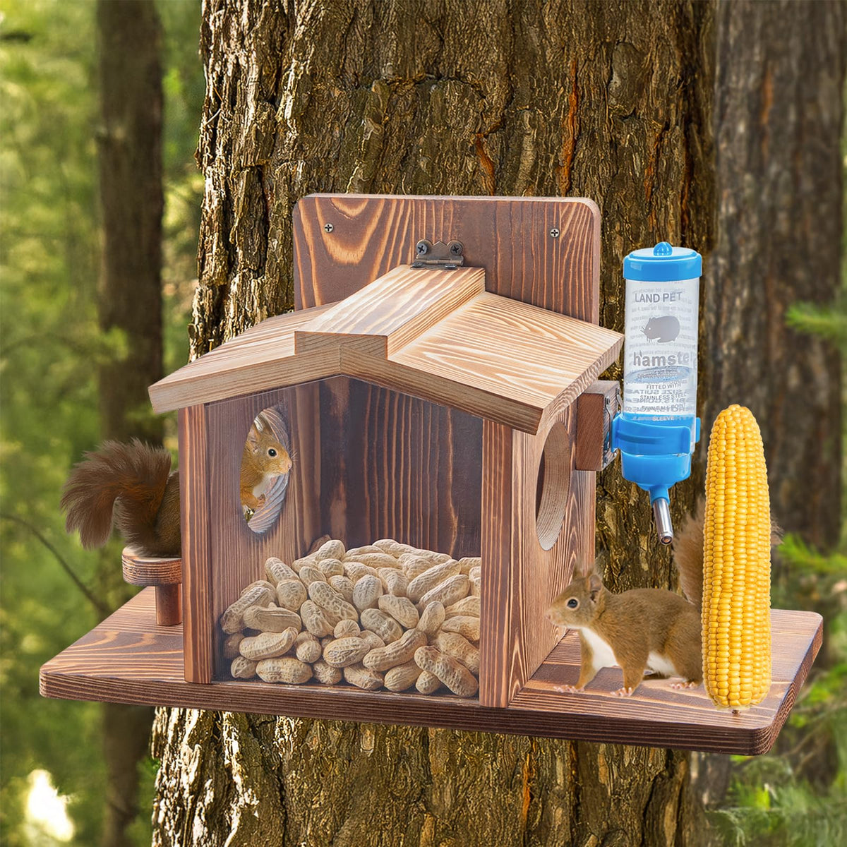 Dazuiniao Squirrel Feeder easy assembly with screwdriver included