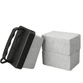 Dbbsfst grill pumice stone with heat-resistant handle for safe grate cleaning