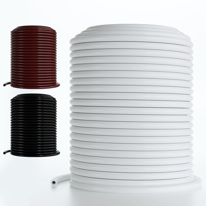 DBR Tech 1/4 drip tubing on a 200ft spool for flexible garden irrigation