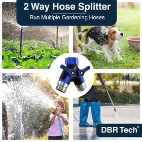 DBR Tech hose splitter in action maintains steady water flow