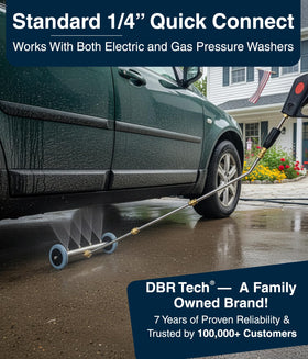 DBR Tech turbo-jet-undercarriage-kit delivers powerful cleaning undercarriage.