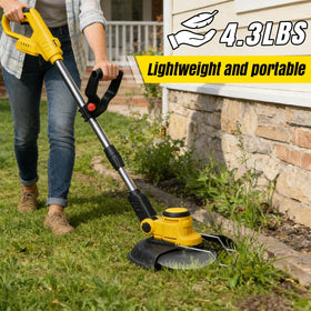 DBUOWM two steel blades for dense grass and thick growth.