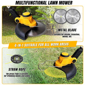 DBUOWM brushless motor weed wacker delivers smooth operation and energy efficiency.