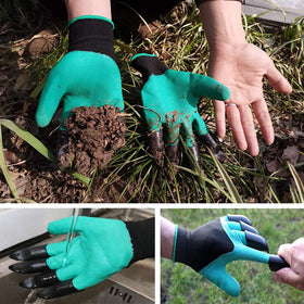 DCCPAA waterproof coating on gloves for easy cleaning after use