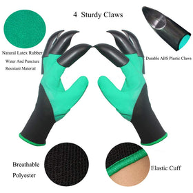 DCCPAA waterproof garden gloves keep hands dry while handling soil