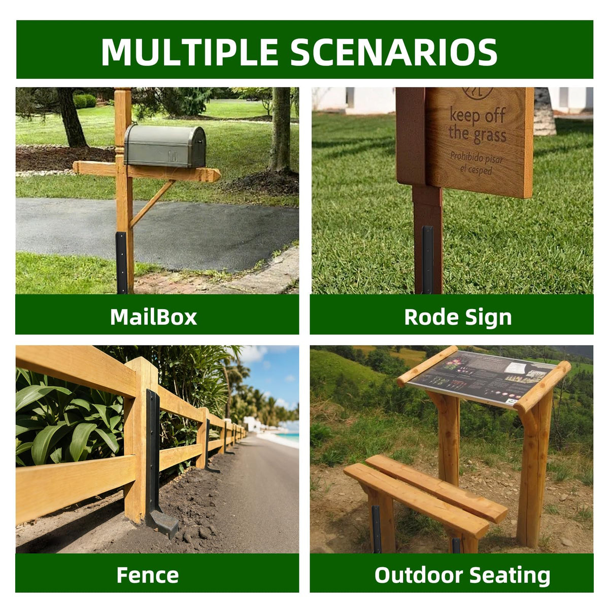 DCLFIRMX easy-installation kit fits most standard fence posts