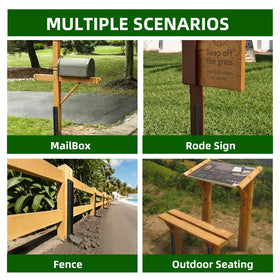DCLFIRMX easy-installation kit fits most standard fence posts