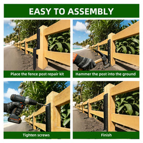 DCLFIRMX repair kit used for garden and farm fences to fix loose posts