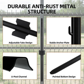 DCLFIRMX included accessory kit with screws, nuts, and gloves