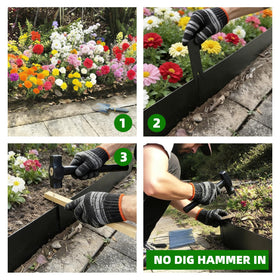 DCLFIRMX serrated bottom edge simplifies hammer-in installation.