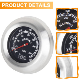 DcYourHome 3-inch dial face with clear temperature readings.