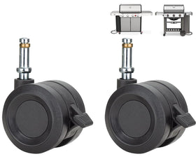 DcYourHome 67067 grill wheels with locking casters providing stability on patios.