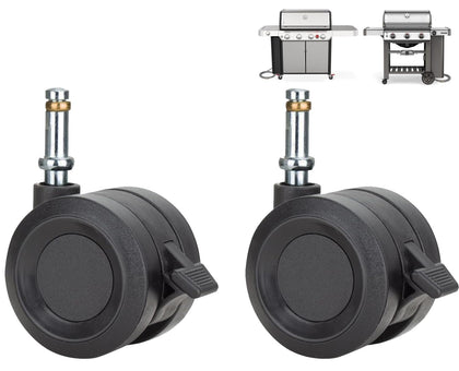 DcYourHome 67067 grill wheels with locking casters providing stability on patios.