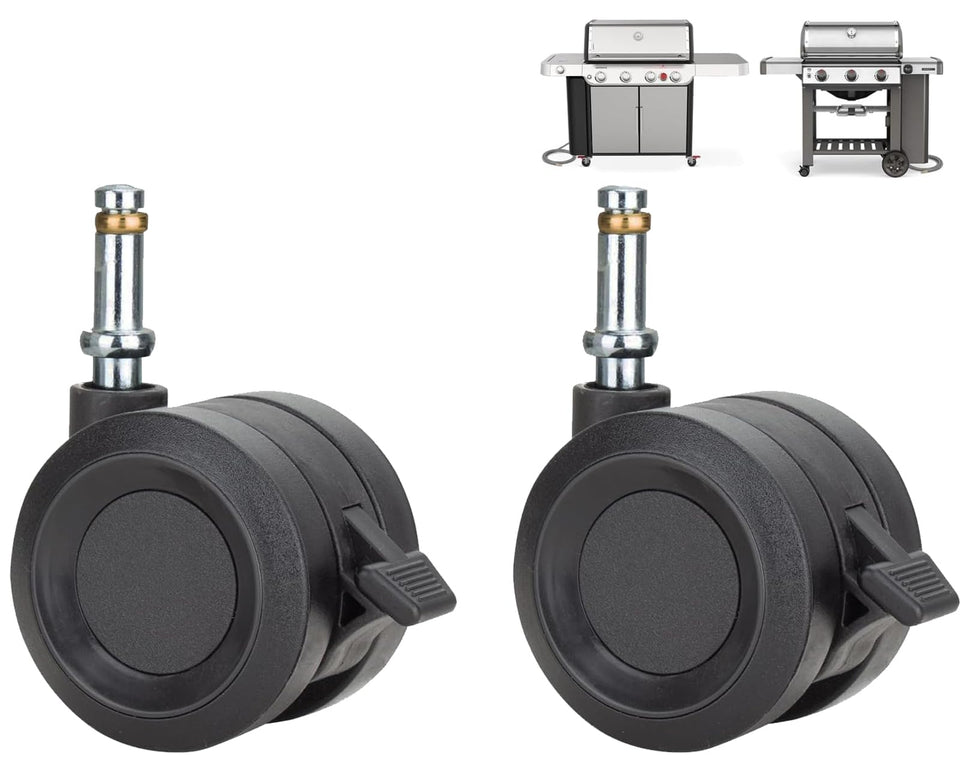 DcYourHome 67067 grill wheels with locking casters providing stability on patios.