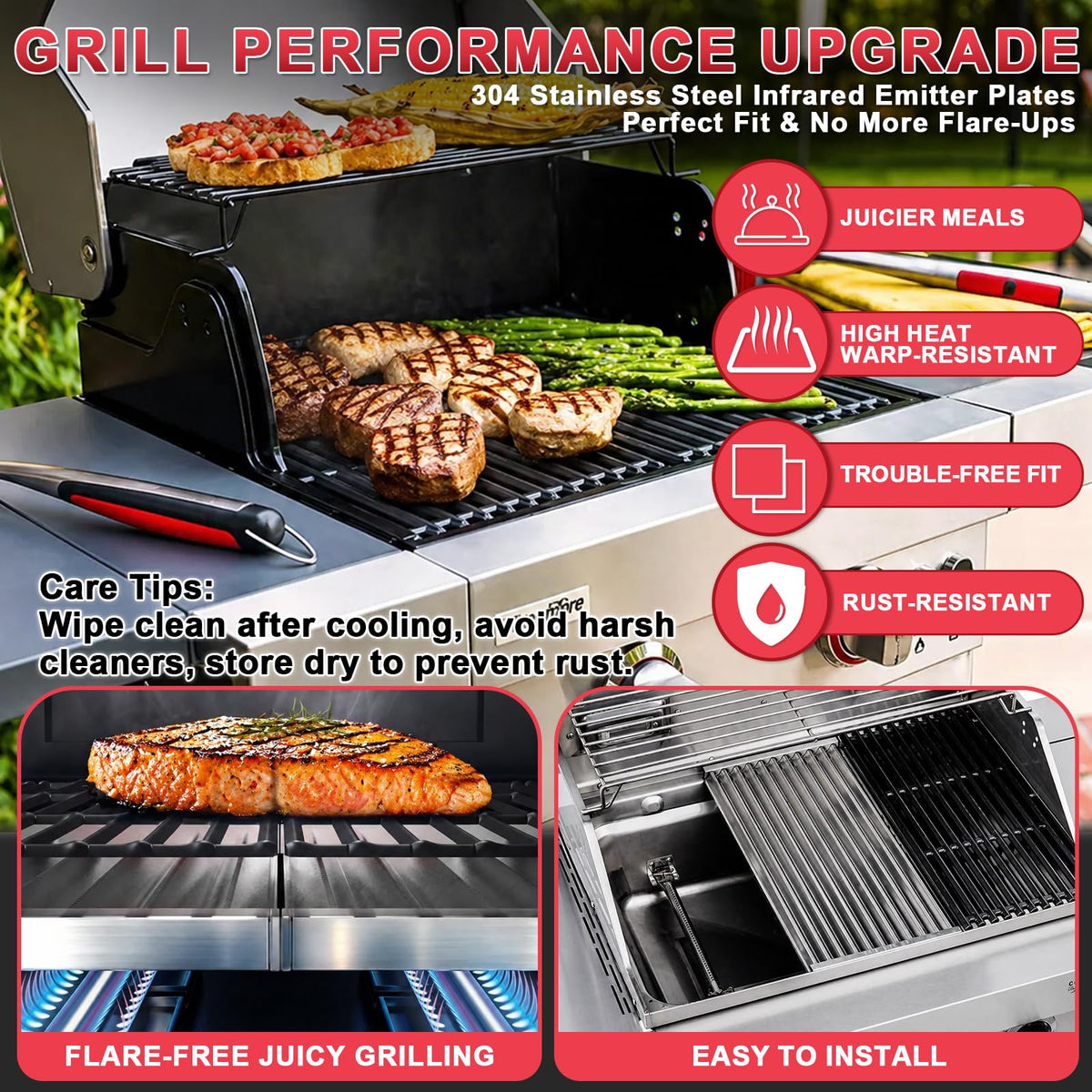 DcYourHome Charbroil replacement parts design for simple DIY installation.