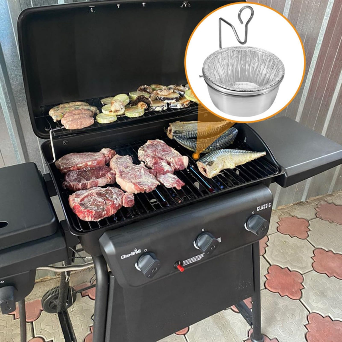 DcYourHome easy-clean liner for grease trays makes maintenance effortless