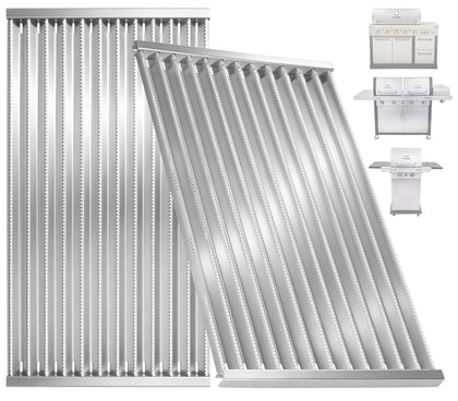 DcYourHome G362-2100-W1 emitter plate front view for Char-Broil grills, even heat