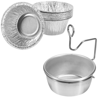 DcYourHome grill grease cup clip fits Char-Broil and Masterbuilt grills, simplifying cleanup