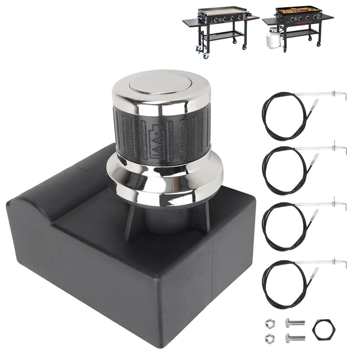 DcYourHome universal 4-outlet igniter kit for Blackstone 36-inch griddles.