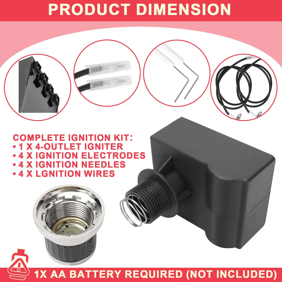 Durable heat-resistant components for reliable sparks in extreme conditions.