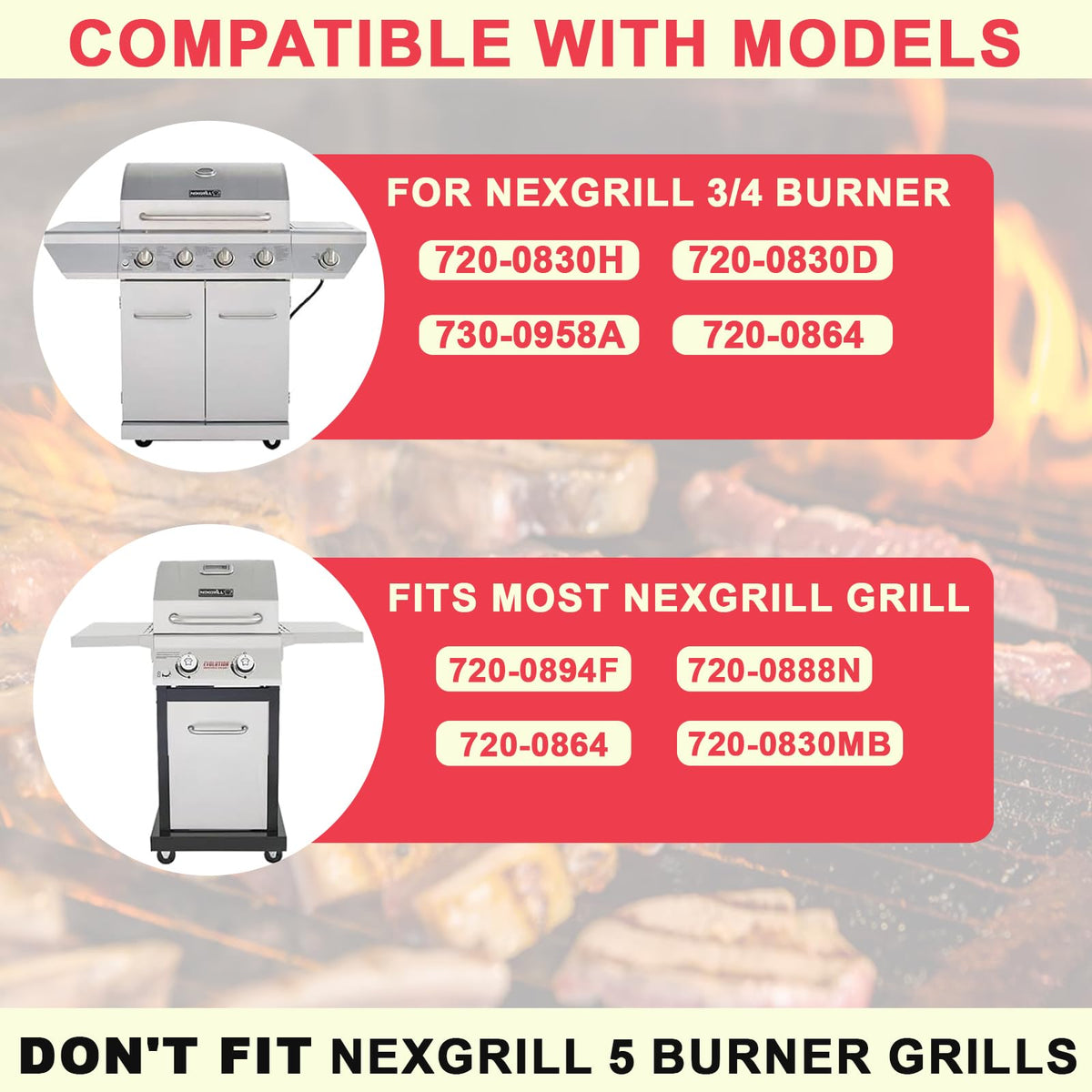 DcYourHome four ignitor wires ensuring consistent sparks during grilling.