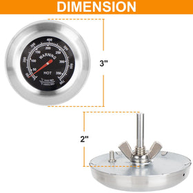 DcYourHome temp probe with mounting wing nut for secure installation.