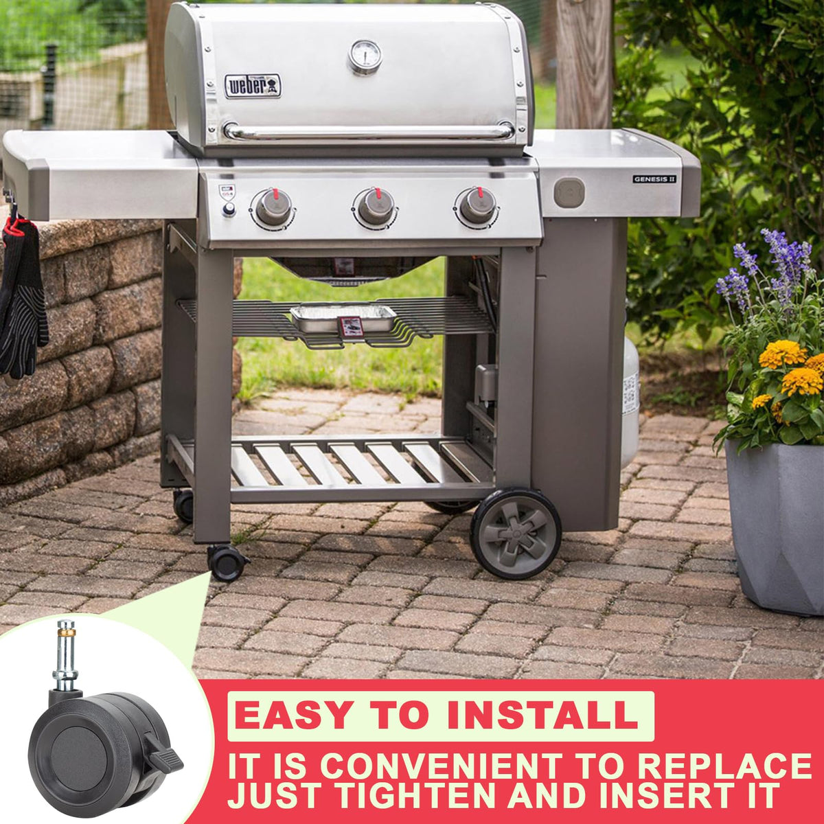DcYourHome tool-free installation demonstrates quick upgrade for any DIY cookout.
