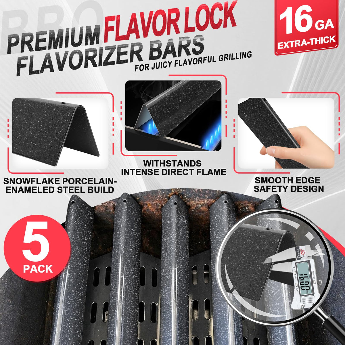 DcYourHome cooking grid pair provides sturdy grilling surface and easy cleaning
