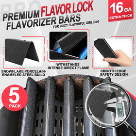 DcYourHome cooking grid pair provides sturdy grilling surface and easy cleaning