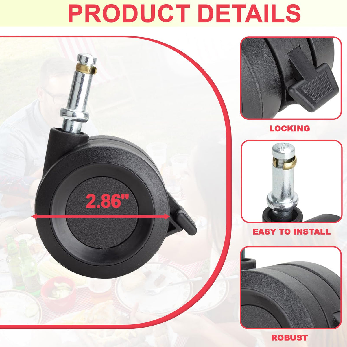 DcYourHome direct-fit Genesis II wheels shown for easy, secure upgrade.