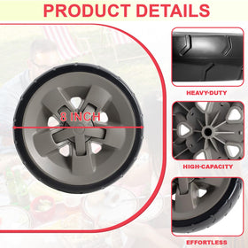 DcYourHome replacement wheels for Weber Genesis II LX deliver durable performance during outdoor grilling sessions.