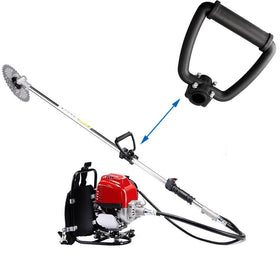 DDRAUY STIHL-compatible handle bar demonstrates versatile lawn and garden use.