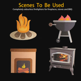 DDY charcoal firestarter kit providing clean burns without fumes