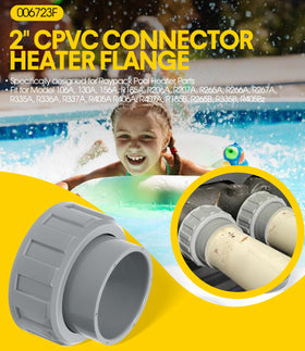 DearChan Raypak Rheem compatible connector union kit for easy installation.