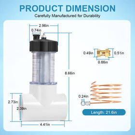 Deargooday anti-electrolysis action helps reduce plaster discoloration in pools