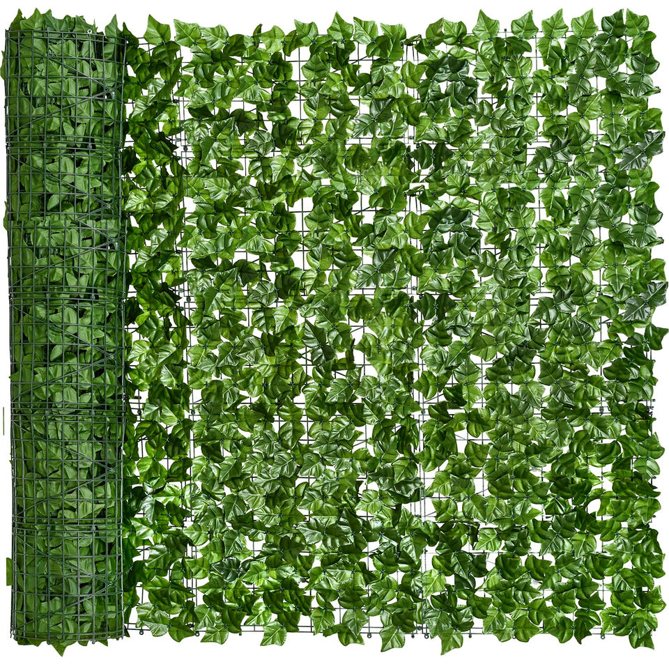 DearHouse artificial ivy fence panel dense leaves for enhanced privacy.