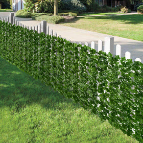 DearHouse decorative ivy wall screen brings texture and color to fences or trellises.