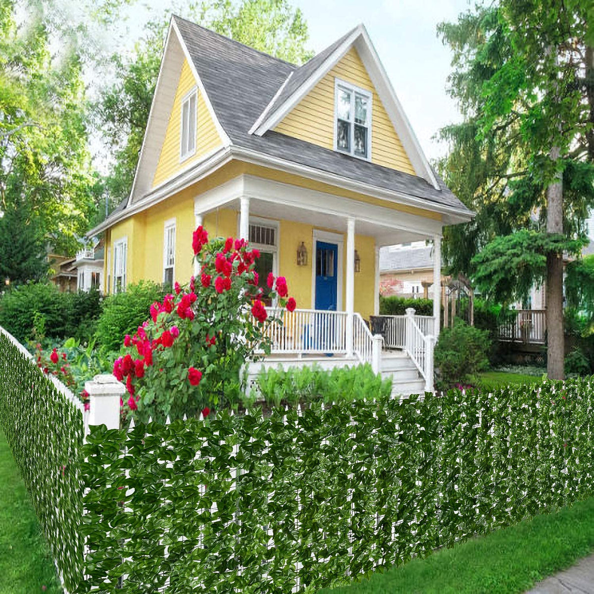 DearHouse ivy privacy fence outdoor use in balcony or yard enhancing privacy.