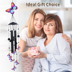 This durable wind chime withstands sun and rain for reliable outdoor use.