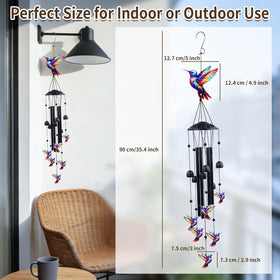 DearKeeps aluminum tubes emit soft, soothing tones in breeze