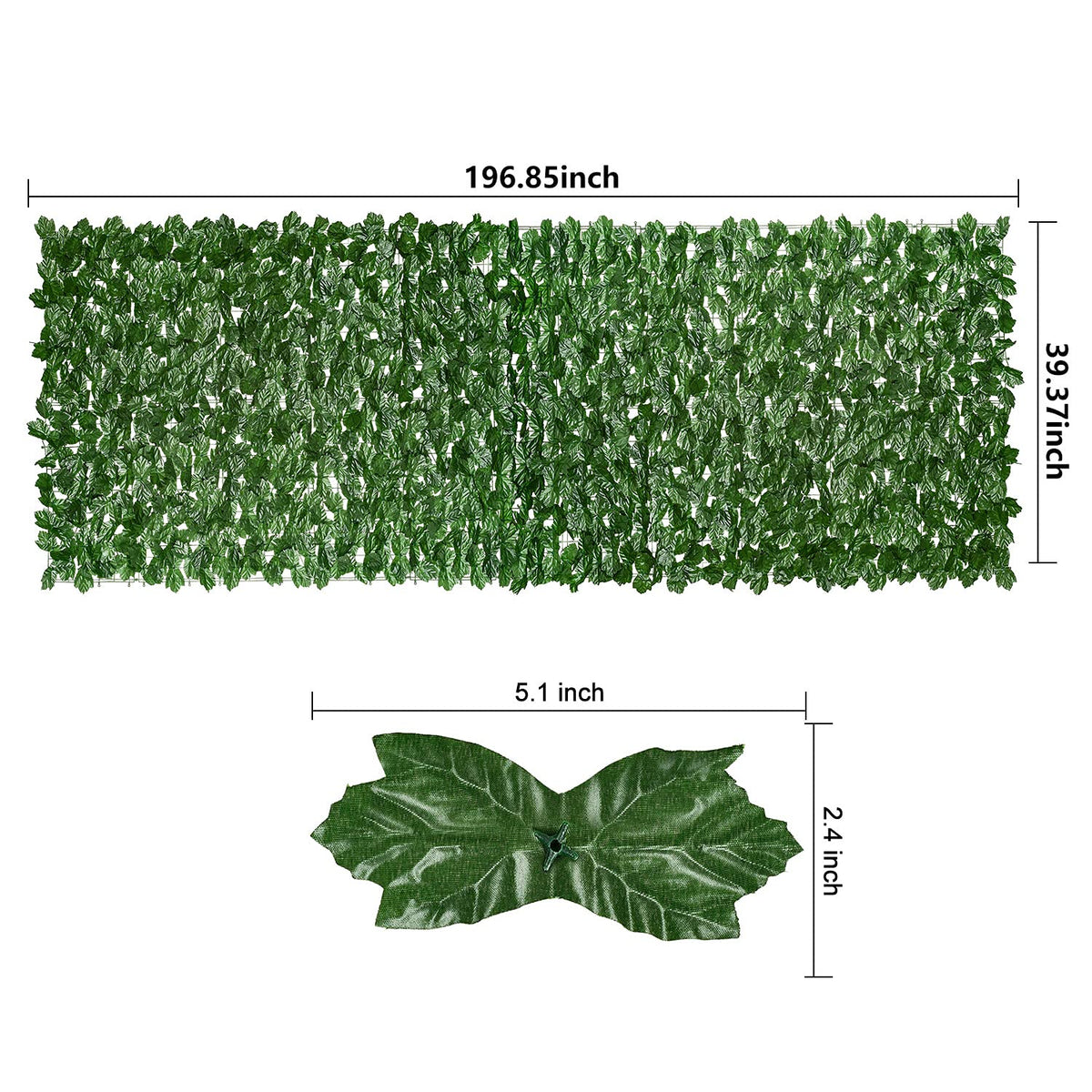 DearHouse ivy fence mesh backing detail supports airflow while preserving privacy