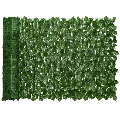 DearHouse ivy privacy fence panel on a fence for instant privacy