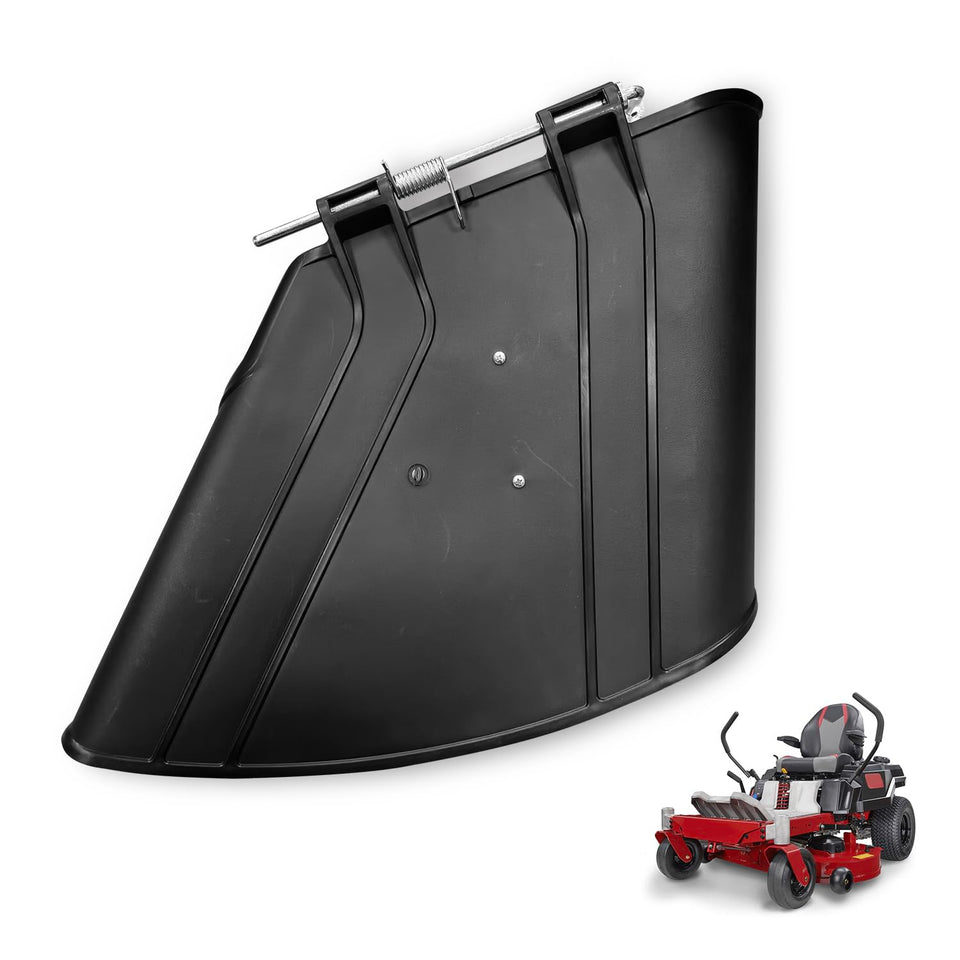 DeaWater deflector chute for Exmark Quest E-Series 42-inch enhances cut cleanliness and safety.