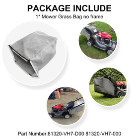 DeaWater grass catcher improves mowing efficiency by maintaining airflow.