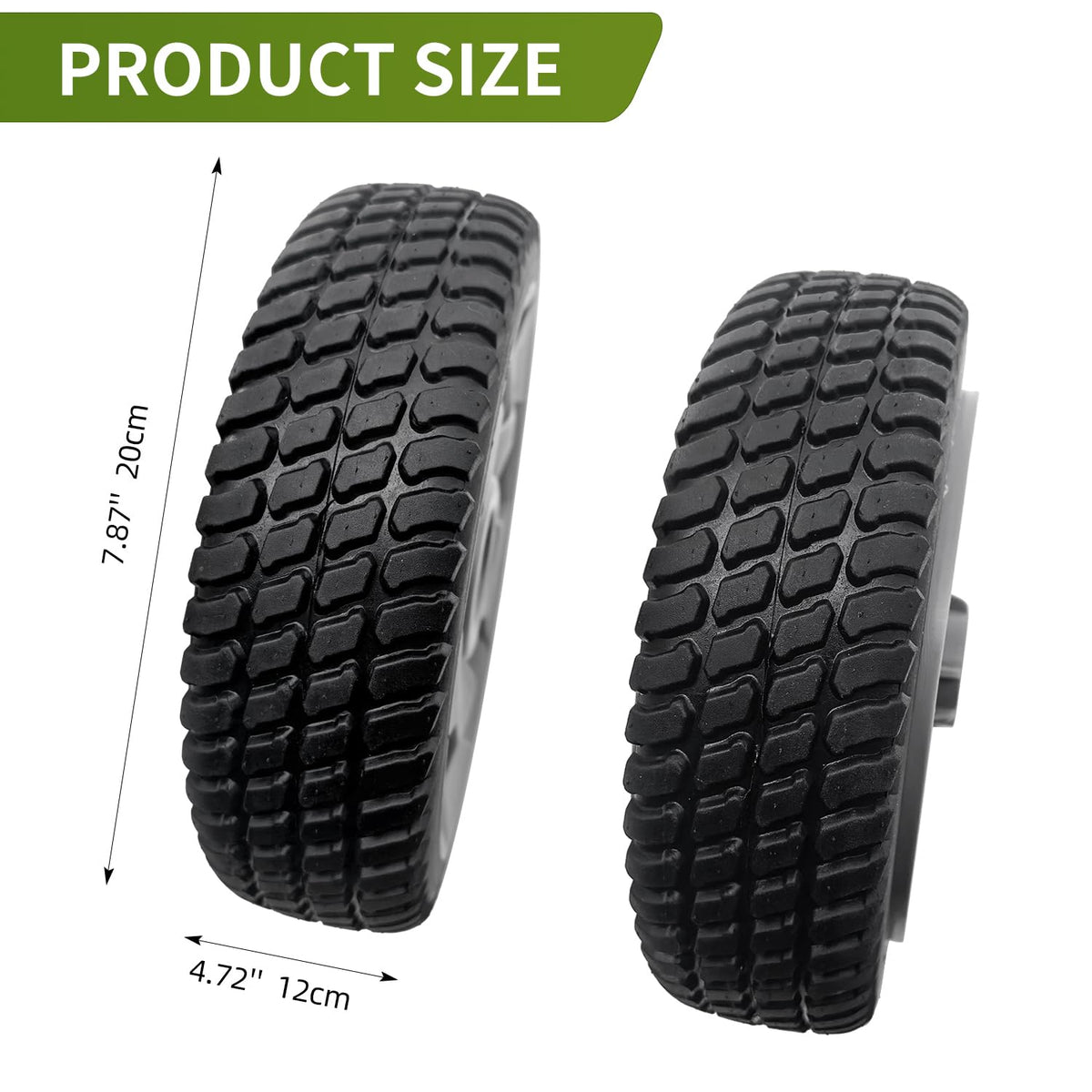 DeaWater front wheel assembly for TimeMaster 30in enhances mowing control