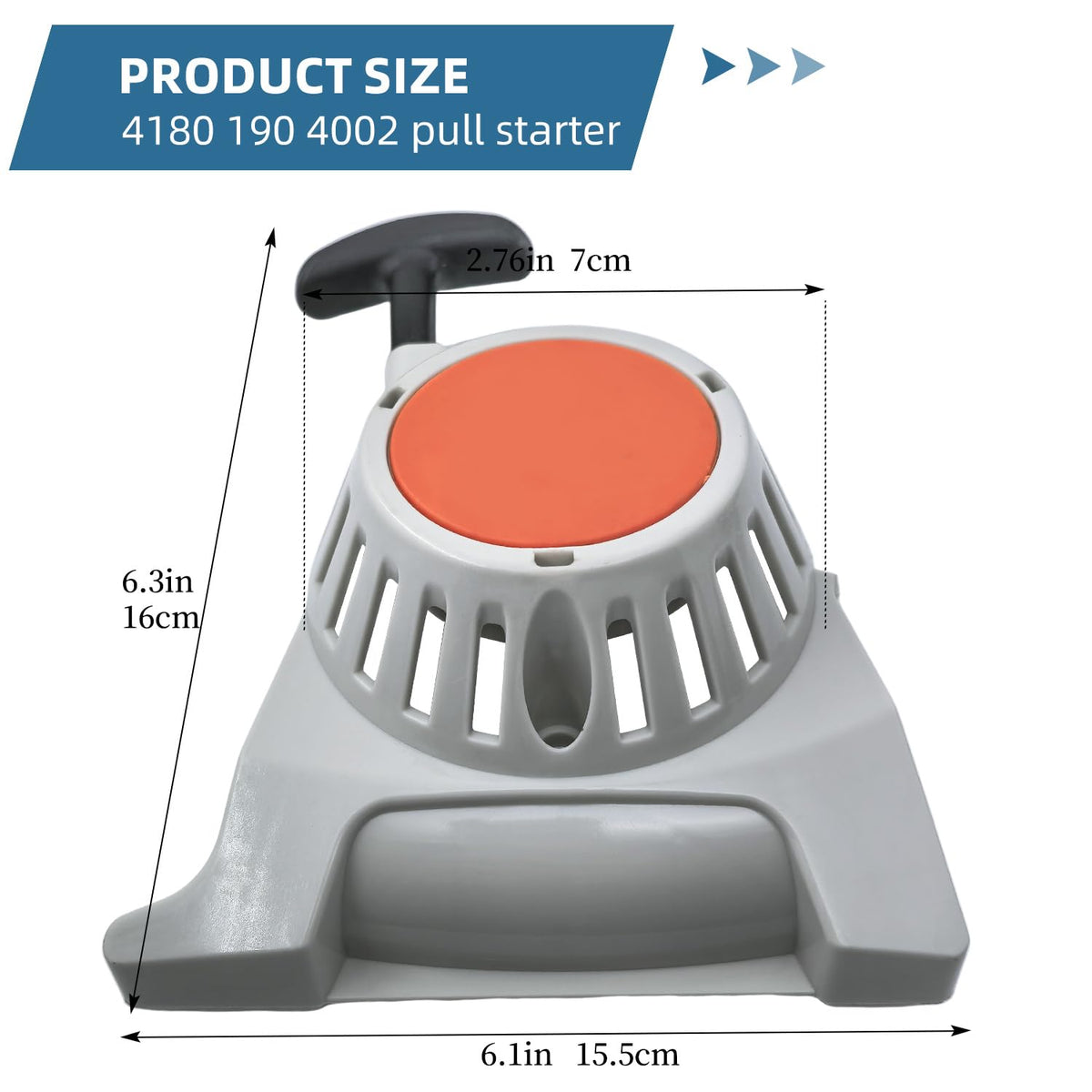 deawater recoil starter in action on STIHL FS111 for quick starts.