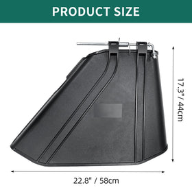 DeaWater rod-pivot hardware included for quick, sturdy installation.