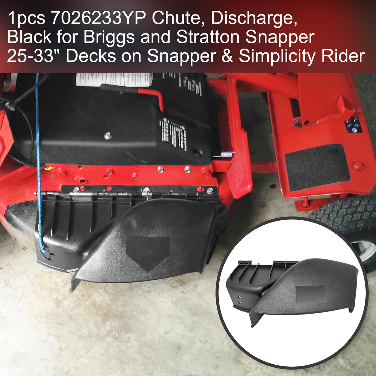 deawater Snapper and Simplicity compatibility with the chute discharge