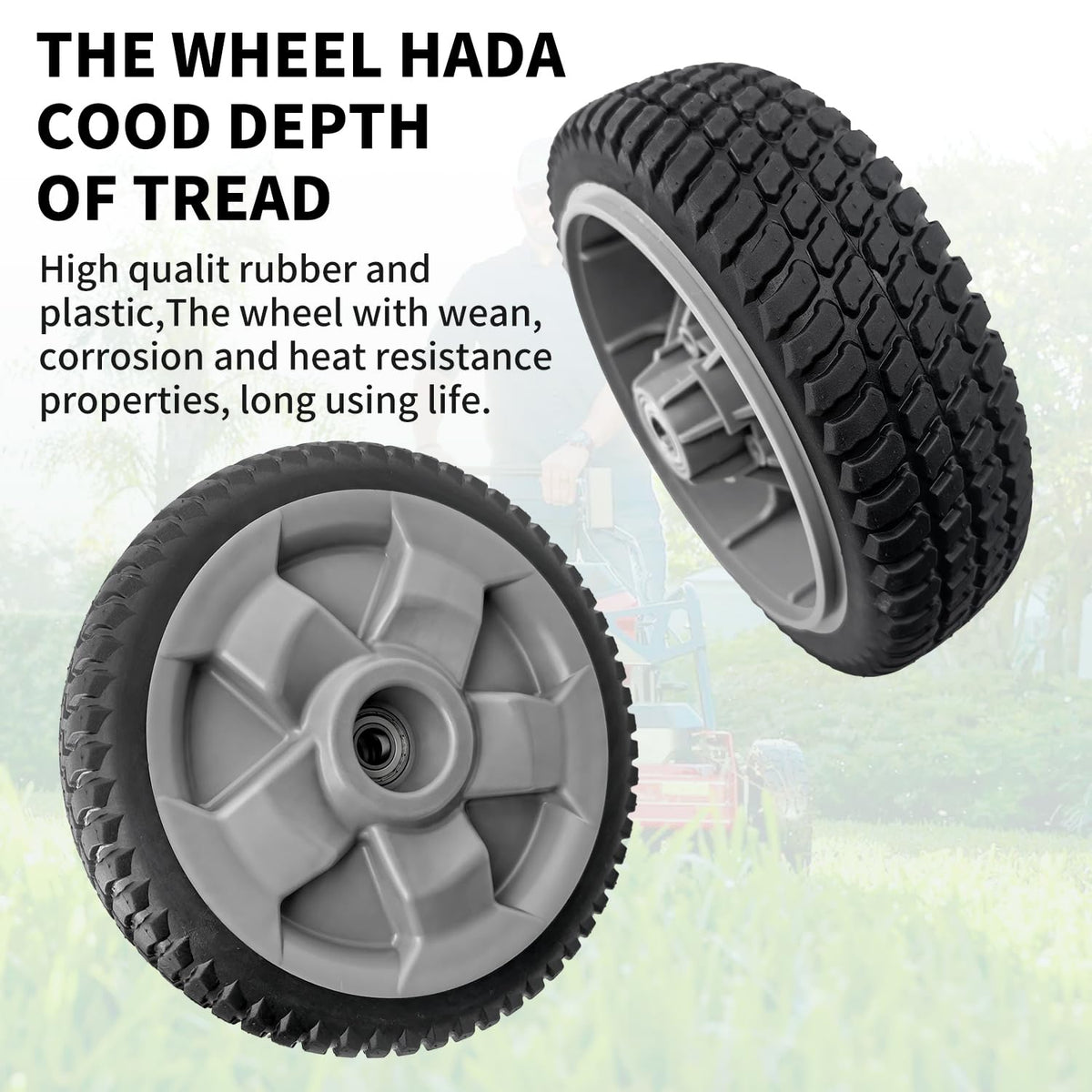 DeaWater two-pack front wheels deliver quick spare replacements