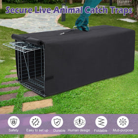 Deblue catch-and-release ready trap suitable for small mammals.